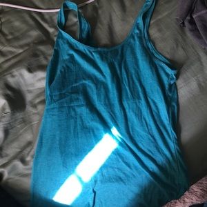 forever 21 blue tank top